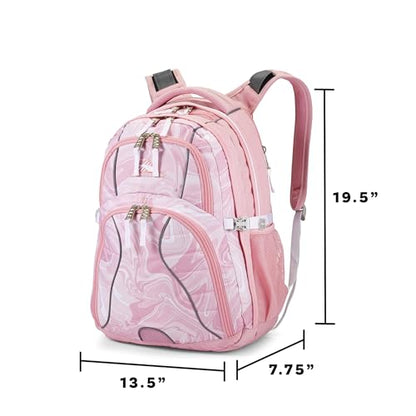 High Sierra Swerve Laptop Backpack, True Navy, One Size - color: True Navy
