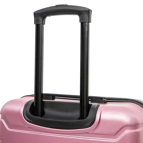 InUSA TREND 20-Inch Carry-On Hardside Spinner Luggage Lightweight Rose Gold - color: Rose Gold, size: 20 Inch