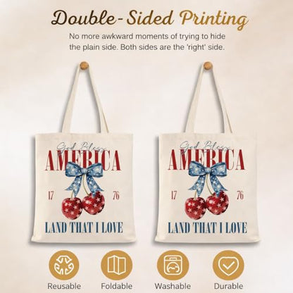 Funny Canvas Tote Bag, Reusable Playful Pattern Shoulder Bag, Whimsical Carryall for Shopping Beach Travel - color: Travel 06