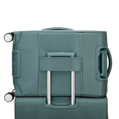 Samsonite Soft-Sided 3-PC: 20/24/29” (Carry-on, Medium & Large) Lightweight Expandable PortLift Luggage Set: Durable, 4 Spinner Wheels, Adjustable Handle, TSA Lock, 2 Front & Side Pocket- Teal - color: Deep Atlantic Green, size: 3-Piece (20"/25"/29")
