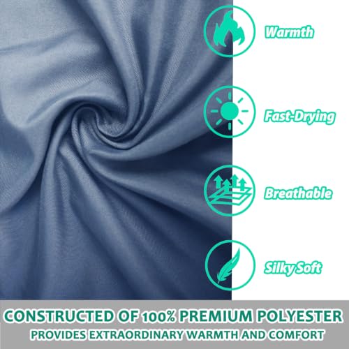 Frelaxy Sleeping Bag Liner, XL Travel Sheet for Camping, Hotels and Hostels - color: Midnight Blue - No Zipper