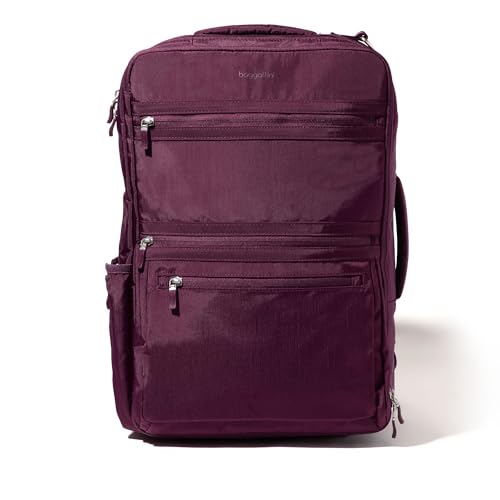 Baggallini Modern Convertible Travel Backpack - color: Mulberry