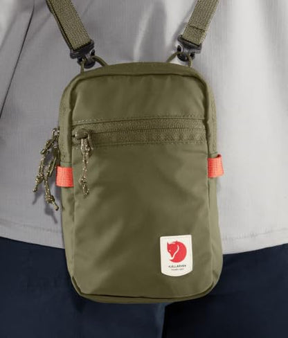 Fjällräven High Coast Pocket Crossbody - Water-Resistant Fabric, Compact Storage, Lightweight Carry - Travel - color: Clay
