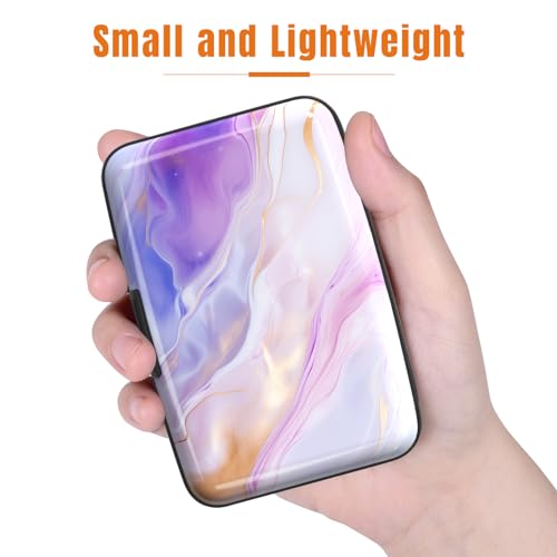 Rimilak Aluminuml Credit Card Holder,Flow Mable - color: Flow Mable