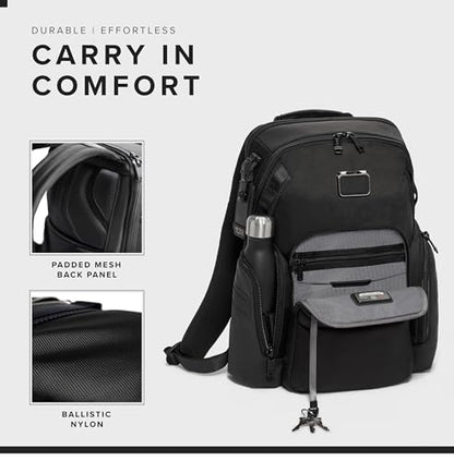 TUMI - Alpha Bravo Navigation Backpack - Everyday Travel Backpack - Fits Up to 15" Laptop - 16.0" X 14.0" X 7.3" - color: Black