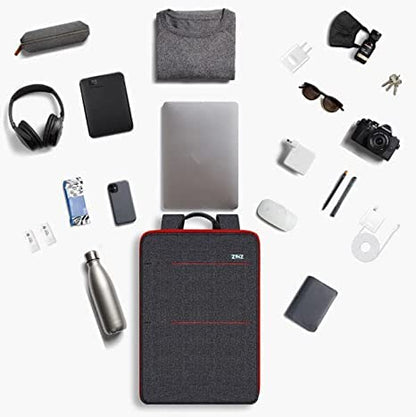 ZINZ Slim & Expandable Laptop Backpack 13-14 inch,B01RD01 - color: B01rd01, size: 13"-14"