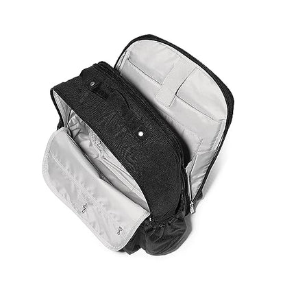 Baggallini Women's Tribeca Expandable Laptop Backpack, Black - color: Black