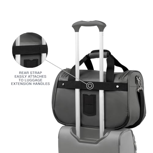 Travelpro Maxlite 5 Softside Carry-On & Tote 2-Piece Set, Grey, (Tote/21) - color: Shadow Grey, size: 2-Piece Set (21/Tote)