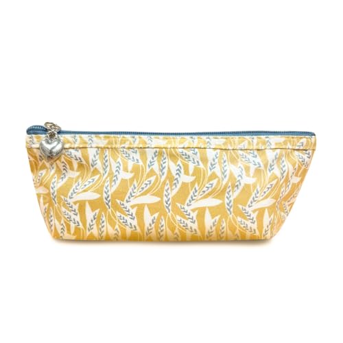 Jacaranda Living Extra Small Cosmetic Bag - Water-Resistant, PVC-Lined - Leaf Dance - color: Leaf Dance, size: Extra Small Cosmetic Bag