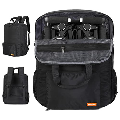 Mactso Stroller Travel Bag Compatible with GB Pockit and GB Pockit Air Plus All Terrain, Lightweight Stroller Travel Backpack for Airplane (Black, M) - color: Black, size: Medium