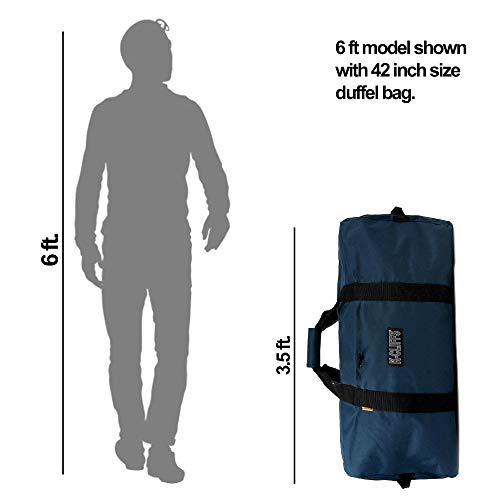 Heavy Duty Cargo Duffel Large Sport Gear Equipment Quality Square Bag Hardware Travel Bag Rooftop Rack Bags
