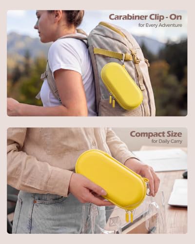 ProCase Hard Double Sunglasses Glasses Case for Men Women -Brightyellow - color: Brightyellow