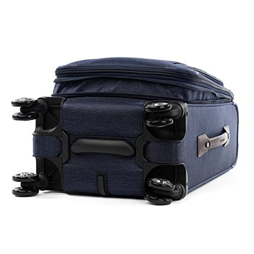 Travelpro Platinum Elite Carry-On Luggage Spinner, True Navy, 21-Inch - color: True Navy Blue, size: Carry-On 21-Inch