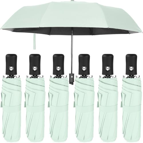 Jexine Windproof Travel Umbrella Compact Small - color: Green