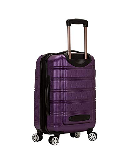 Rockland Melbourne Hardside Expandable Spinner Wheel Luggage, Purple, Carry-On 20 inches - color: Purple, size: Carry-On 20"