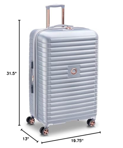 DELSEY PARIS Cruise 3.0, 28 Inch Checked-Large Luggage, Platinum - color: Platinum, size: Checked-Large 28 Inch