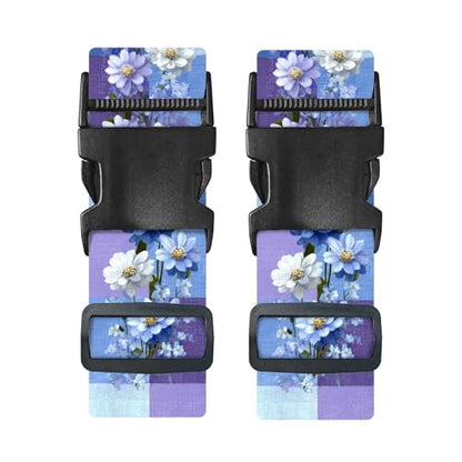 Nuxovilar Luggage Straps Set for Suitcase 1.96x90.5in Polyester - color: YZX03596, size: 1.96"x90.5"