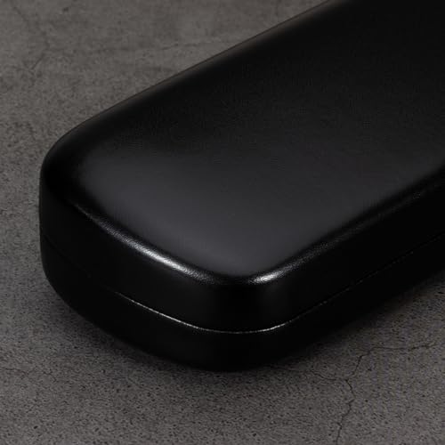 Vemiss Hard Shell Eyeglass Cases, Lightweight Portable Glasses Case for Women Men - color: C-black3
