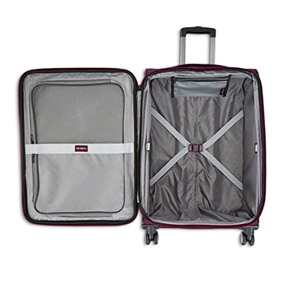 Samsonite Ascella 3.0 Softside Expandable Luggage with Spinner Wheels, CO EXP Spinner, Light Plum - color: Light Plum, size: Carry-on Spinner