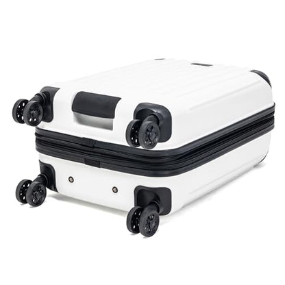 Kenneth Cole Reaction Flying Axis 28" Hardside Expandable 8-Wheel Spinner Check-Size Luggage, Coconut White - color: Coconut White, size: 28-Inch Checked