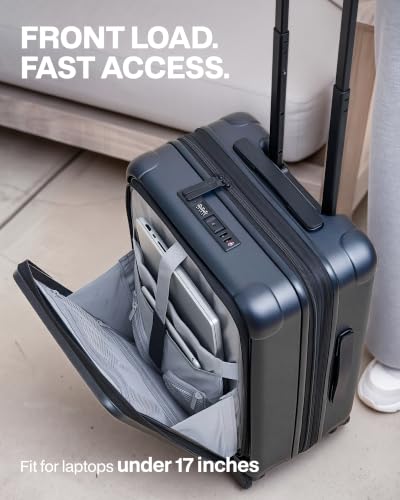 Coolife Expandable Luggage with TSA Lock 2 Piece Set Blue - color: Blue, size: 2 Piece Set（20/29inch）