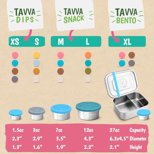 TAVVA 4 X 1.5oz Small Condiment Containers with Lids, Leakproof Silicone - size: 1.5oz [Coral]