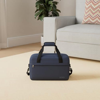 Kono Travel Duffel 20L Under Seat Carry-On Bag Navy - color: Navy, size: M(15.75in x 9.84in x 7.87in)-20L