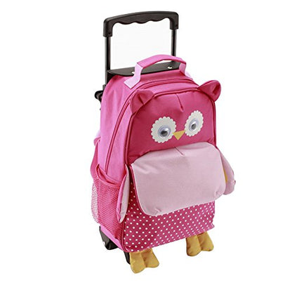 Yodo 3-Way Kids Suitcase Luggage or Toddler Rolling Backpack with wheels - color: Owl-Small, style: Owl
