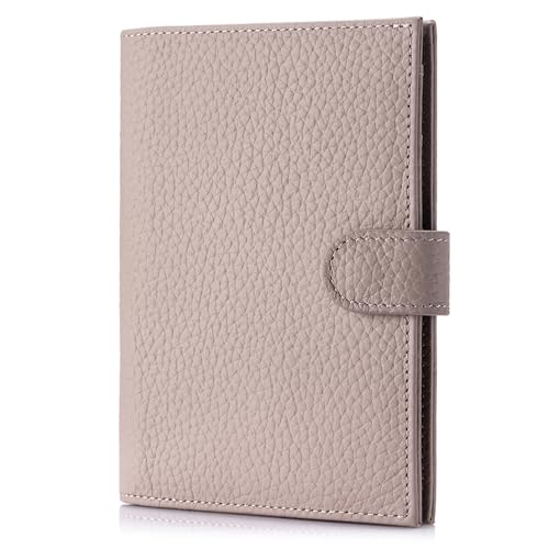 RFID Blocking Passport Holders for Travel Women Gift Box Ready - color: Mauve Pink