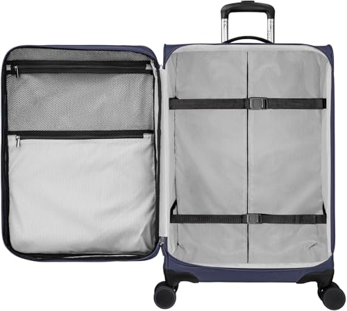 Everest Expandable Softside Spinner - color: Navy, size: 25-Inch Spinner