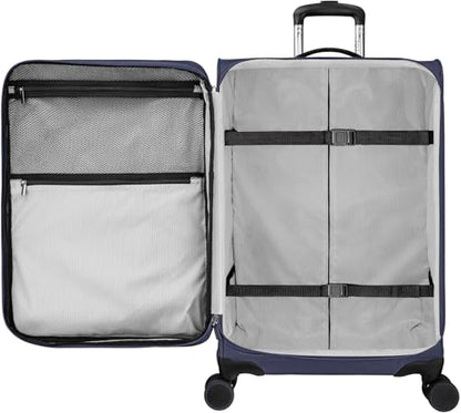 Everest Expandable Softside Spinner - color: Navy, size: 25-Inch Spinner