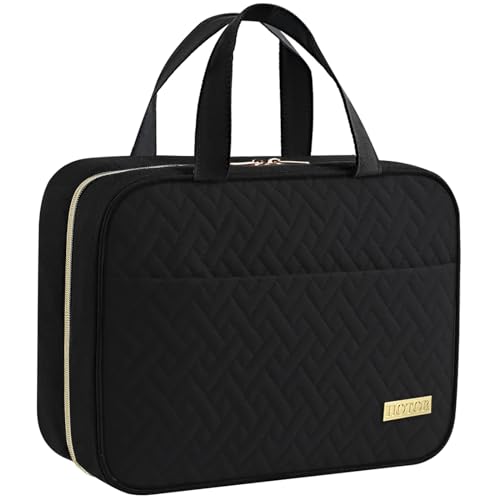 HOTOR Hanging Travel Toiletry Bag Women Men Essentials Black - color: Black, size: Large