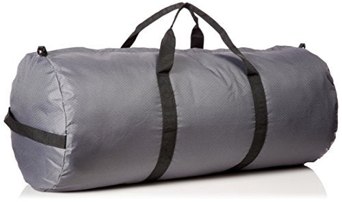 175L Extreme Heavy Duty Duffle Bag, Weatherproof Ripstop Travel Gear Bag - color: Steel Grey, size: 18” x 42" (175 Liters)