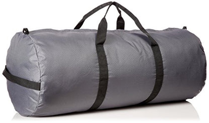 175L Extreme Heavy Duty Duffle Bag, Weatherproof Ripstop Travel Gear Bag - color: Steel Grey, size: 18” x 42" (175 Liters)