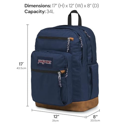 JanSport Cool Backpack, with 15-inch Laptop Sleeve - Large Computer Bag Rucksack with 2 Compartments, Ergonomic Straps, Misty Rose - color: Misty Rose