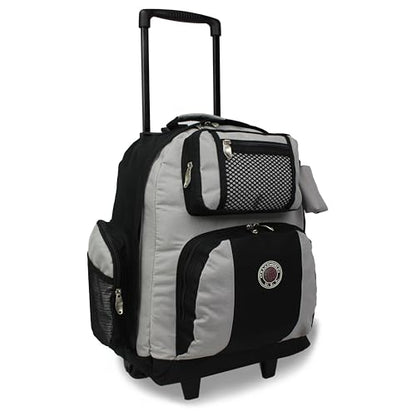 World Traveler Transworld 22-Inch Carry-On Rolling Backpack - Grey - color: Grey