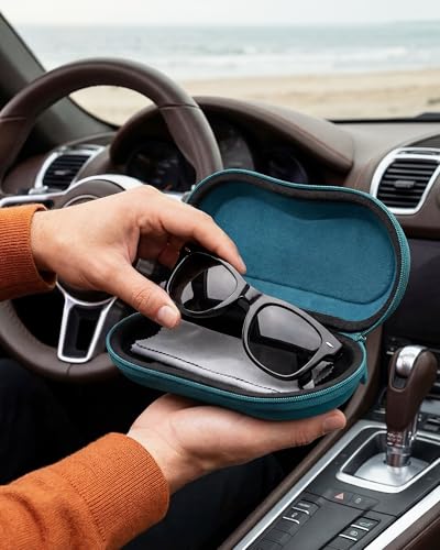 ProCase Sunglasses Case, Hard Shell Glasses Case for Men -Caribbeanblue - color: Caribbeanblue