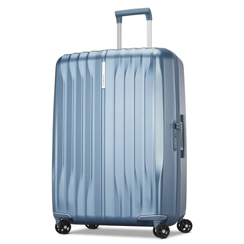 Samsonite UpLIFT Large Checked Hardside Luggage with Spinner Wheels - Airline-Approved, TSA Lock, Adjustable Handle System - Polycarbonate Hard Suitcase for Ultra Lightweight Travel - Elemental Blue - color: Elemental Blue, size: Large Checked Spinner