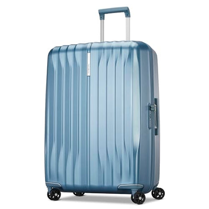 Samsonite UpLIFT Large Checked Hardside Luggage with Spinner Wheels - Airline-Approved, TSA Lock, Adjustable Handle System - Polycarbonate Hard Suitcase for Ultra Lightweight Travel - Elemental Blue - color: Elemental Blue, size: Large Checked Spinner