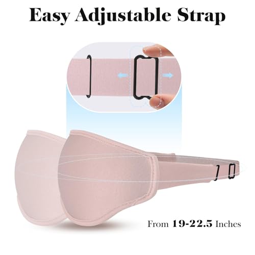 Fygrip 3D Eye Mask Sleep Mask for Men & Women, Pink - color: Pink