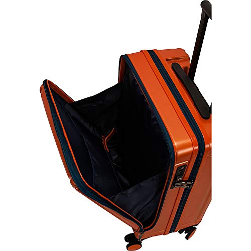 Rockland Tokyo Hardside 19" Laptop Polycarbonate Carry-on Spinner Luggage, Black - color: Black