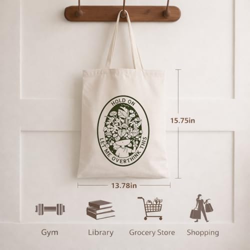Funny Canvas Tote Bag, Reusable Playful Pattern Shoulder Bag, Whimsical Carryall for Shopping Beach Travel - color: Travel 02