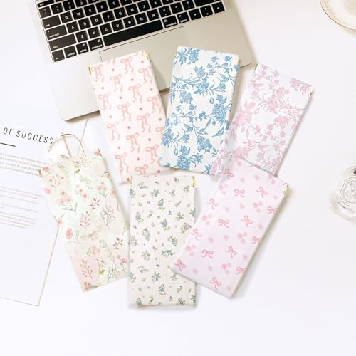 Soft Glasses Case, 2 Pcs Portable PU Leather Squeeze Top Eyeglasses Cases, Cute Sunglasses Pouch Bag for Women - color: 2pcs Pink Flower+pink Bow