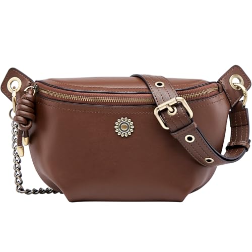 7L Sling Bag Crossbody Bags for Women Fanny Packs Purses Cross Body Bag for Woman Small backpack Travel Shoulder Bag handbags - color: 5-coffee