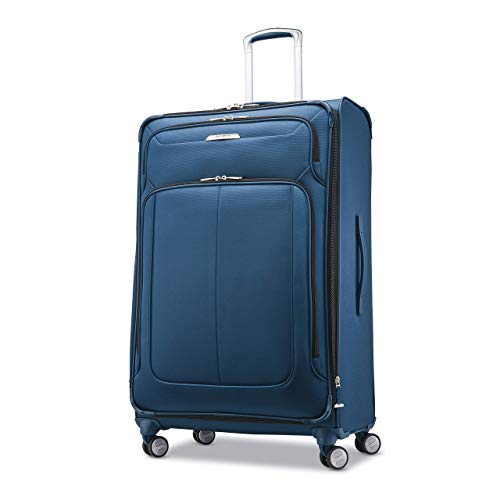 Samsonite Solyte DLX Softside Expandable Luggage with Spinner Wheels, Mediterranean Blue, 3-Piece Set (20/25/29) - color: Mediterranean Blue, size: 3-Piece Set (20/25/29)