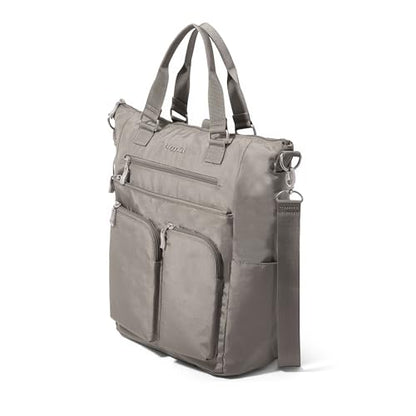 Baggallini womens All Set 3 in 1 Tote BackpackAll set 3 in 1 Backpack - color: Sterling Shimmer