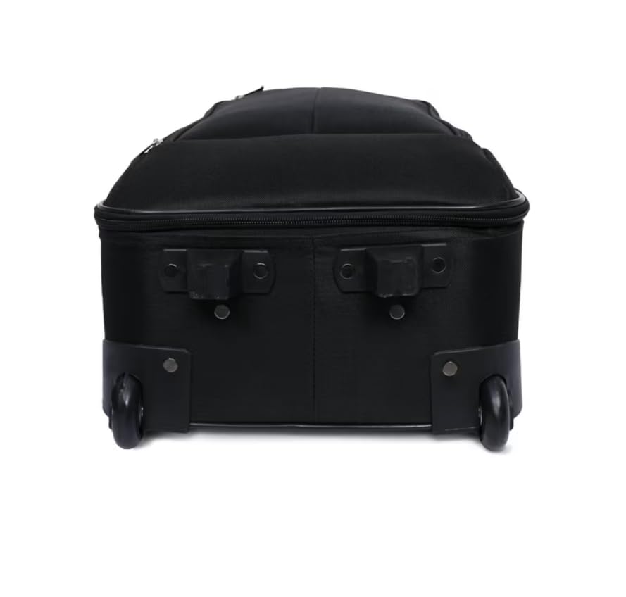 Pilot Carry On 18" Softside 2 Wheel Luggage for Travel, Black