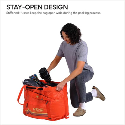 NEMO Equipment Double Haul Duffel & Tote Bag - Chimera - 70L - color: Chimera, size: 70L