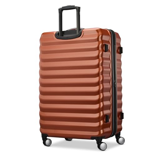 Samsonite 단단한 양면 50.8cm(20인치) 경량 휴대용 확장 가능한 엘리먼트 슈트케이스: 내구성, 360개의 스피너 휠, 조절 가능한 텔레스코픽 핸들, TSA 승인 잠금 장치, 구리 오렌지, 엘리먼트 하드사이드 - color: 구리 오렌지, size: 2-Piece Set (20"/28")