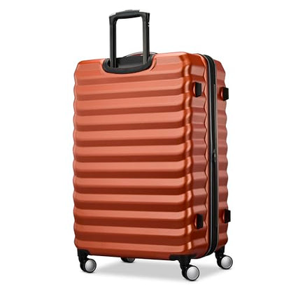 Samsonite 단단한 양면 50.8cm(20인치) 경량 휴대용 확장 가능한 엘리먼트 슈트케이스: 내구성, 360개의 스피너 휠, 조절 가능한 텔레스코픽 핸들, TSA 승인 잠금 장치, 구리 오렌지, 엘리먼트 하드사이드 - color: 구리 오렌지, size: 2-Piece Set (20"/28")